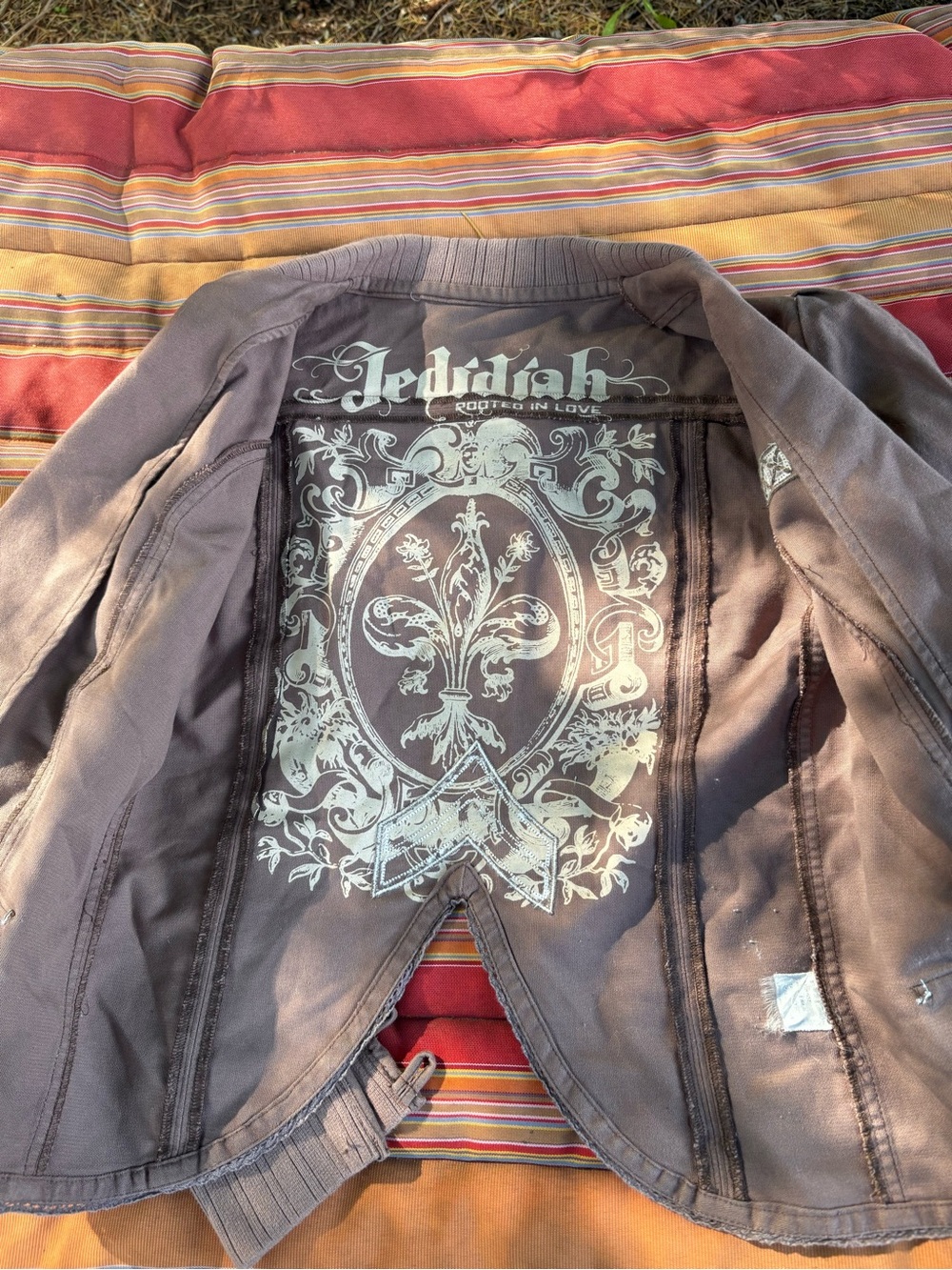Edgy Brown Women’s Graphic Jacket